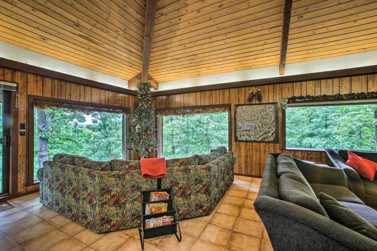 Pine Lodge Cabin On 450 Acres In Ozark Mountains Ponca 外观 照片